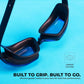 Nivia Viper 2.0 M Swimming Goggles for Adults | Mirror Polycarbonate Lens | Anti-Fog UV Protection | Hydrodynamic Performance Design | Soft Silicone Strap | Professional Training Swim Goggles for Men & Women