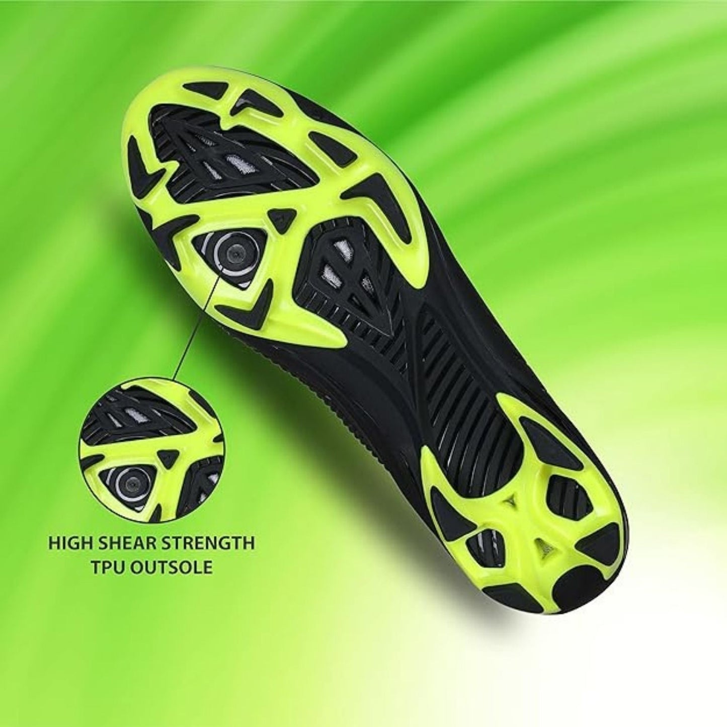 Nivia Dominator 2.0 Football Studs – Direct Injection Molding, Full TPU Construction, Cushioned EVA Insole | Lightweight, Durable, High-Traction for Firm & Wet Grounds - Best Price online Prokicksports.com