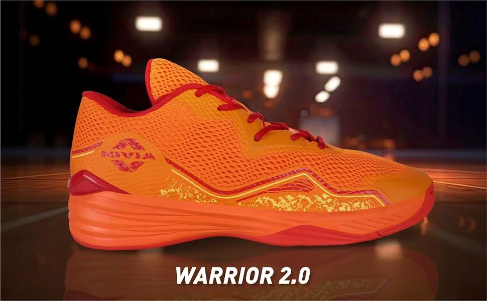 Nivia Warrior 2.0 Basketball Shoes for Men - High Top Basketball Shoes with Duofoam Cushioning