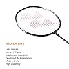 Yonex ZR 100 Light Aluminium Badminton Racquet with Full Cover | Made in India (Black,Pack of 1)