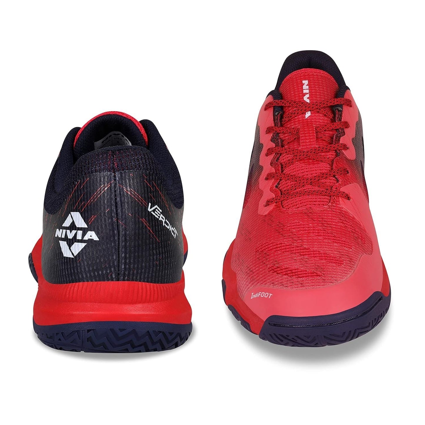 NIVIA BD1147CR Verdict Badminton Shoes – Crimson Red | Lightweight Court Performance - Best Price online Prokicksports.com