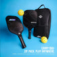 Nivia K-700 Pickleball Paddle Combo Set - 2 Paddles, 2 Balls & Carry Bag