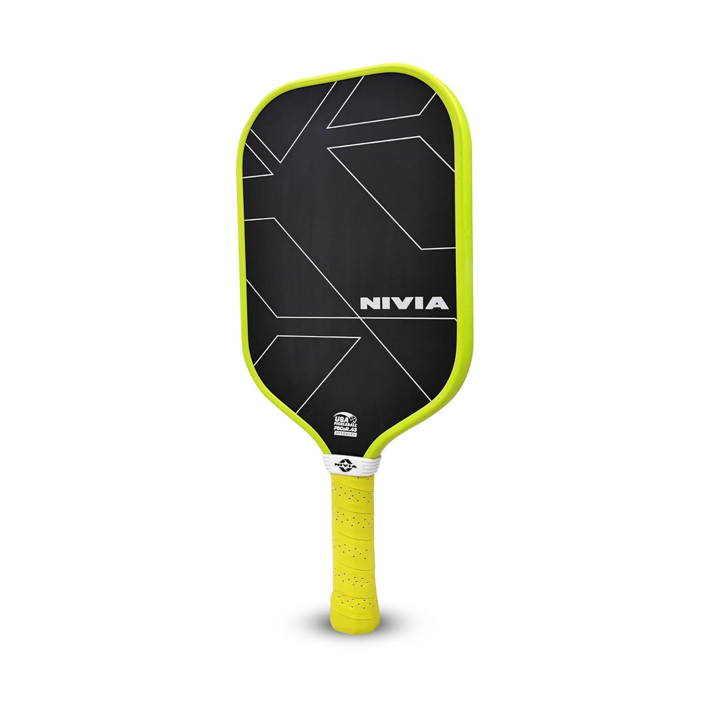 Nivia K-3000 PRO Pickleball Paddle - 3K Carbon Surface with 16mm PP Core