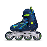 Nivia Pro 90 Inline Skates for Adults - Adjustable Roller Skates with 90mm Wheels & ABEC-7 Bearings