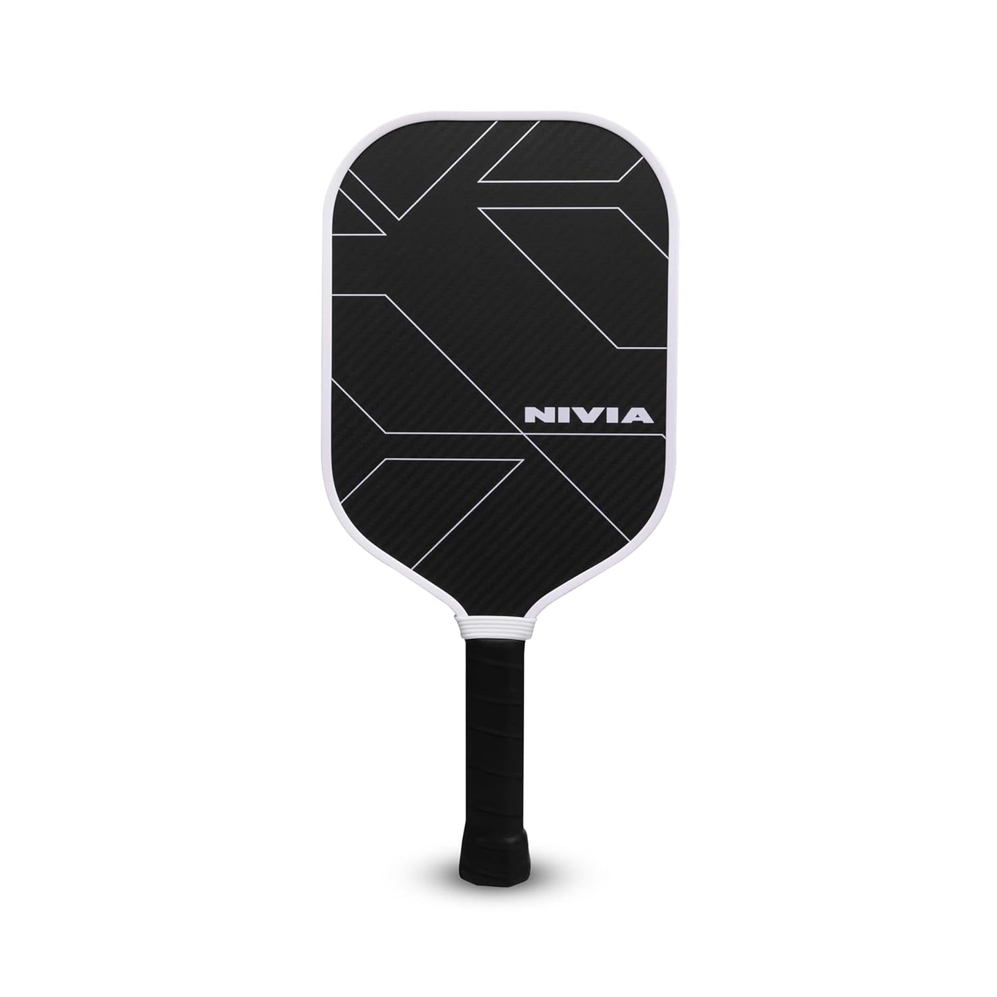 Nivia K-2500 Pickleball Paddle - 3K Carbon Surface with 16mm Core