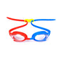 Nivia Kiddies Jr. 2.0 Swimming Goggles for Kids | Anti-Fog UV Protection | Adjustable Silicone Strap | Polycarbonate Lens | Pink/Blue