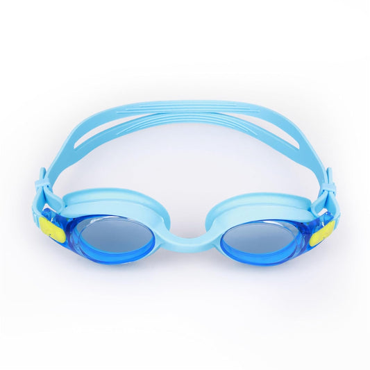 Nivia Scool Jr Swimming Goggles for Kids | Anti-Fog UV Protection | Polycarbonate Smoke Lens | Silicone Strap | Black