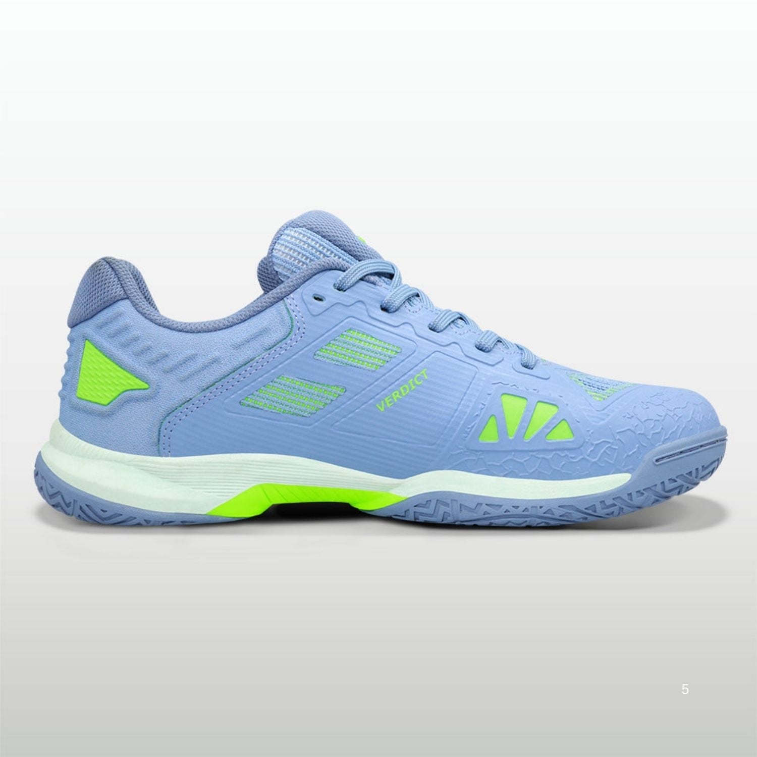 Nivia Verdict 2.0 Badminton Shoes | Advanced Cushioning, Fusion Mesh+TPU Upper, Non-marking Outsole, Precision Fit | Lightweight, High-Traction for Indoor Court - Best Price online Prokicksports.com