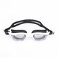 Nivia Visionz Swimming Goggles for Adults | Anti-Fog UV Protection Polycarbonate Clear Lens | Soft Silicone Strap | Comfort Fit Training Swim Goggles for Men & Women | Black/White