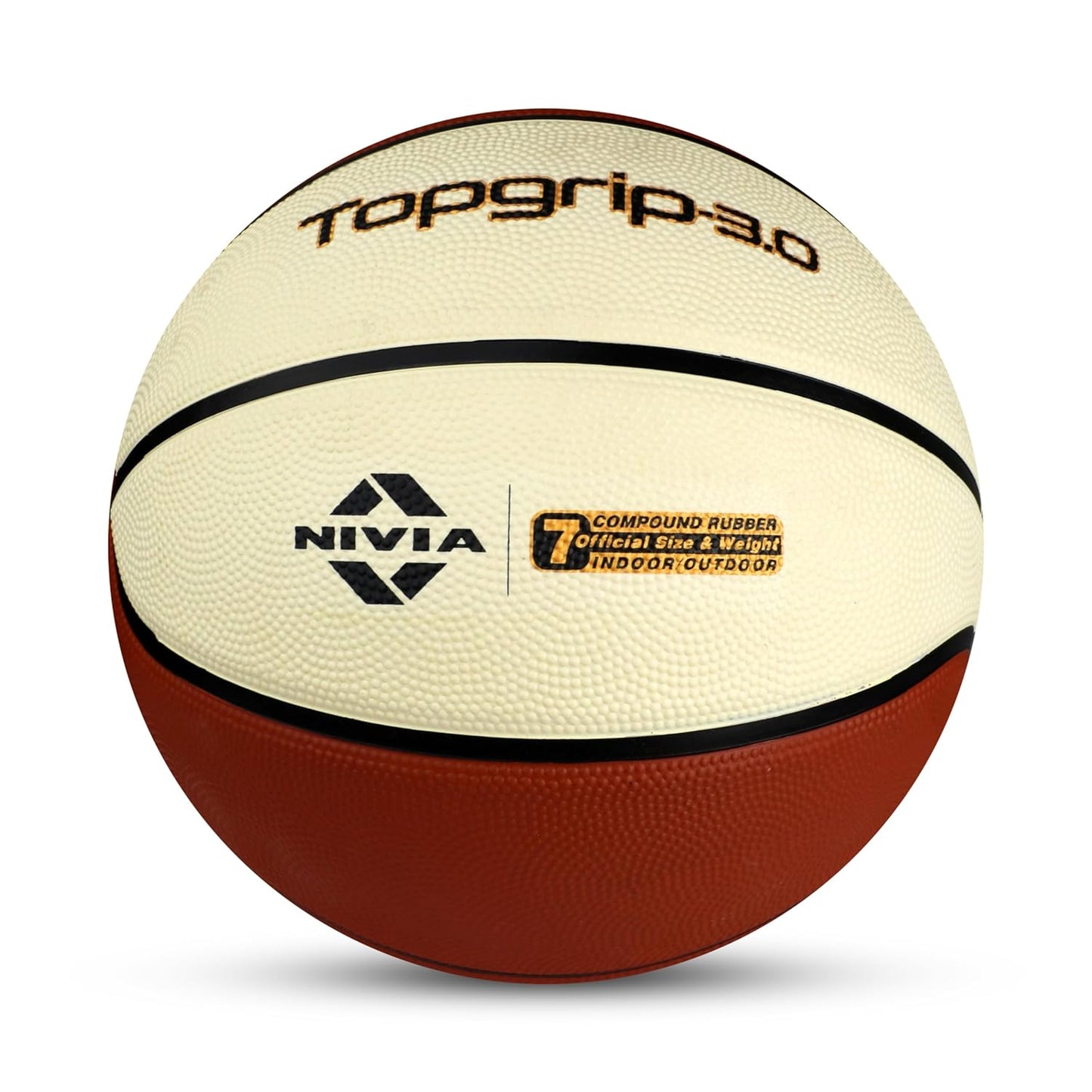Nivia Top Grip 3.0 Basketball Size 7 - Tournament Basketball for Indoor &amp; Outdoor Play
