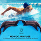 Nivia Sportz Swimming Goggles for Adults | Anti-Fog UV Protection Polycarbonate Lens | Adjustable 3-Size Nose Bridge | Soft Silicone Strap | Training Swim Goggles for Men & Women | White