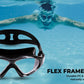 Nivia Unimask Sr. 2.0 Swimming Goggles for Adults | Anti-Fog UV Protection Polycarbonate Clear Lens | Quick-Fit Silicone Strap | Professional Training Swim Goggles for Men & Women | Black
