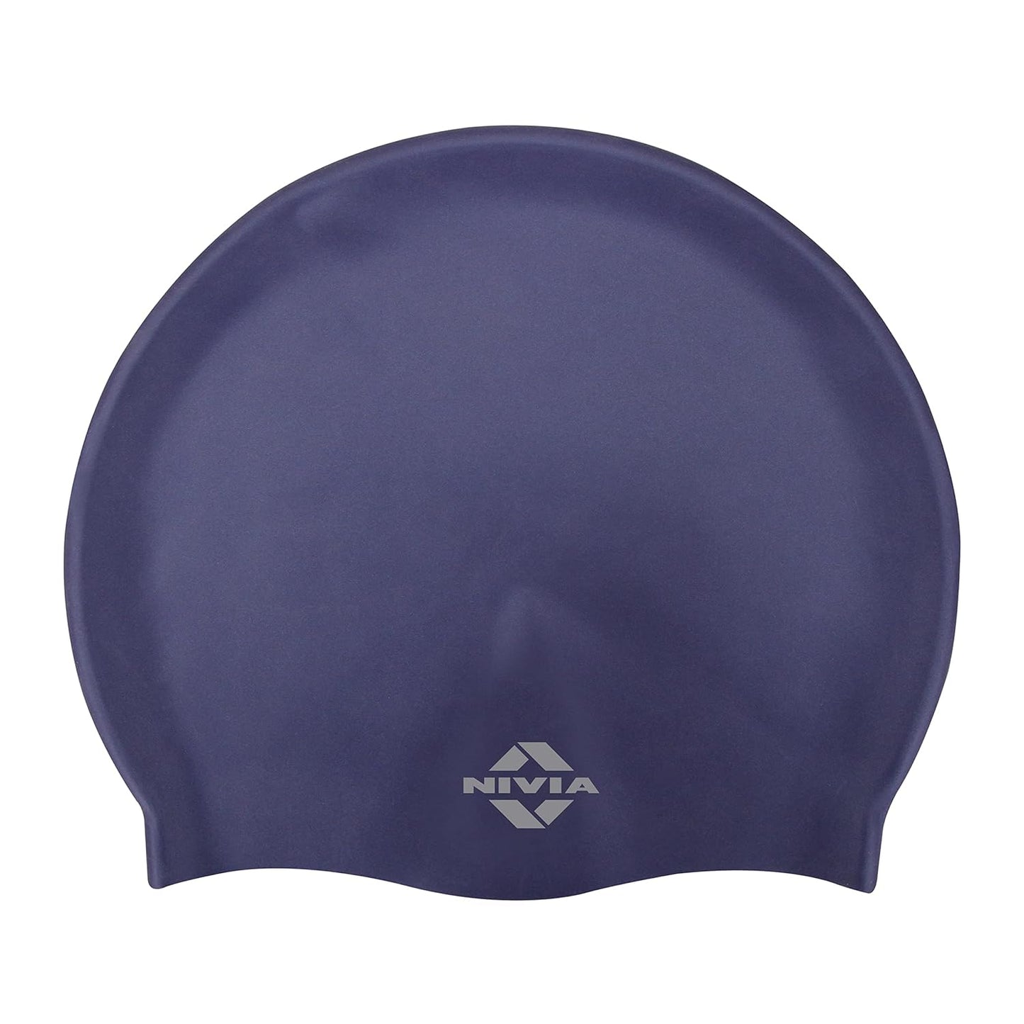 Nivia Classic Silicone Swimming Cap for Adults | Premium Stretch Silicone Swim Cap | Waterproof Hair Protection | Comfortable Unisex Swimming Cap for Men & Women | Black