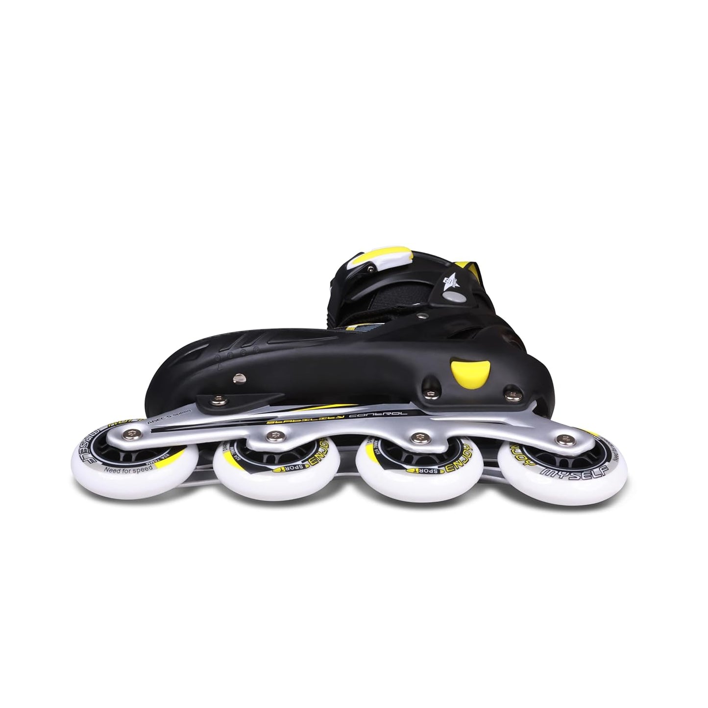 Nivia Classic Inline Skates for Kids - Adjustable Roller Skates with 72mm Wheels