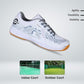 NIVIA Appeal 3.0 Badminton Shoes for Men – Lightweight, Non-Marking, Breathable Sports Footwear with Superior Grip & Cushioning for Indoor Court Play - Best Price online Prokicksports.com