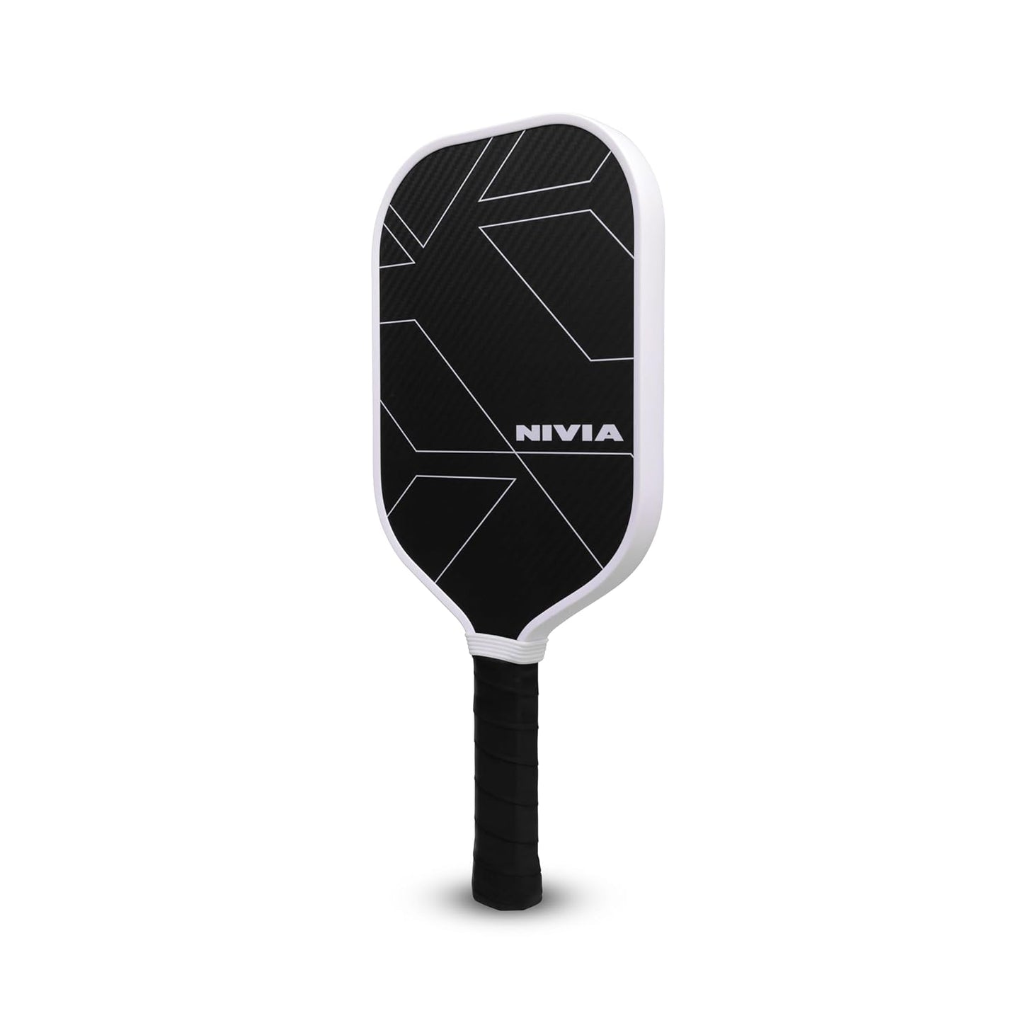 Nivia K-2500 Pickleball Paddle - 3K Carbon Surface with 16mm Core