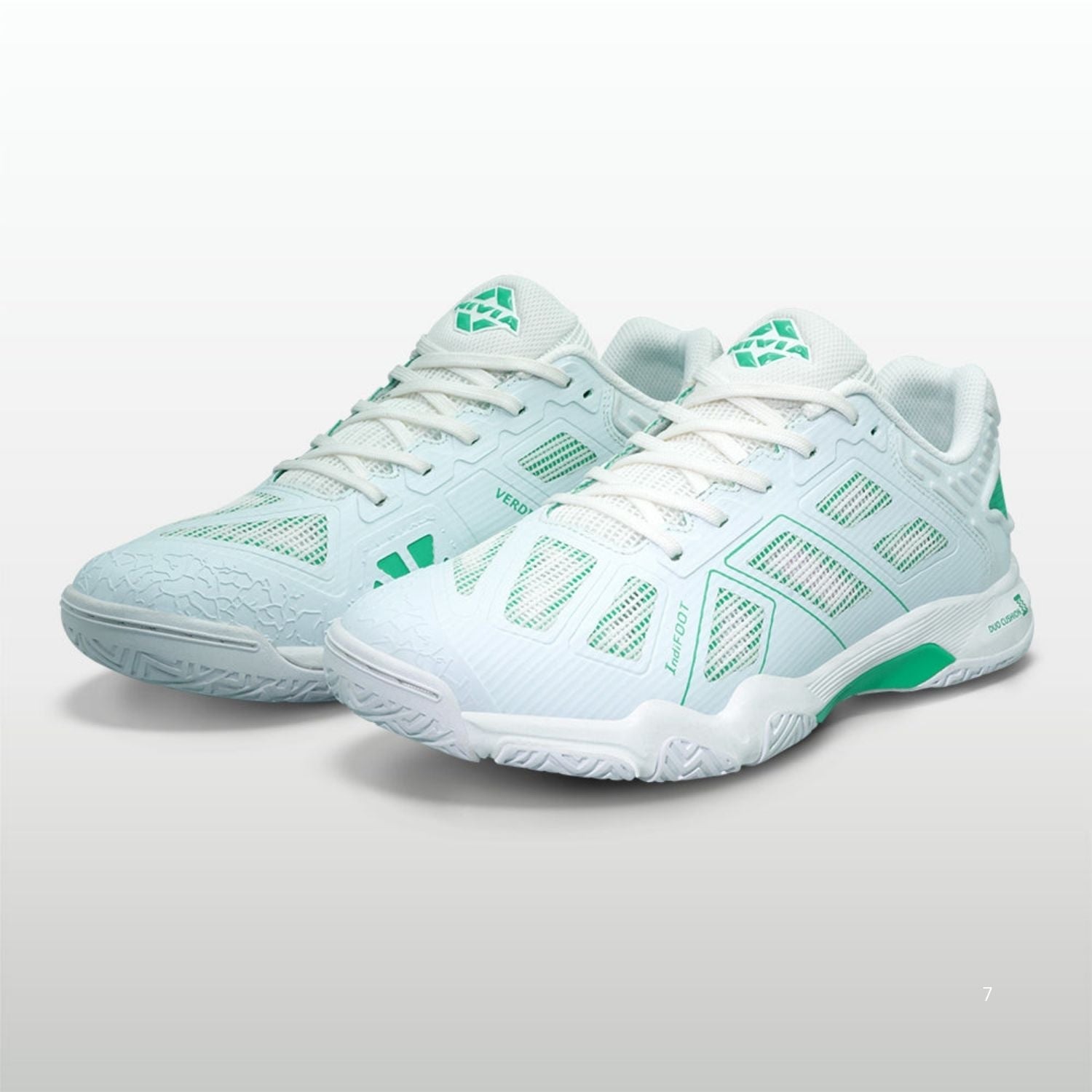 Nivia Verdict 2.0 Badminton Shoes | Advanced Cushioning, Fusion Mesh+TPU Upper, Non-marking Outsole, Precision Fit | Lightweight, High-Traction for Indoor Court - Best Price online Prokicksports.com