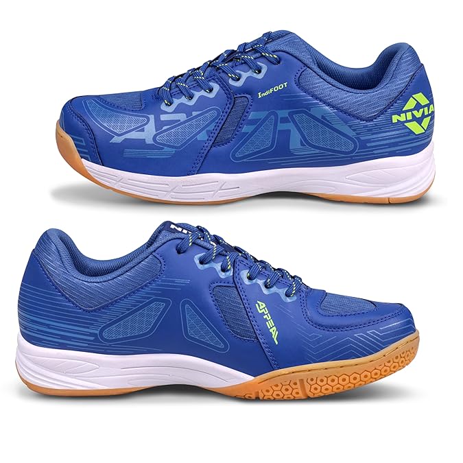 NIVIA Appeal 3.0 Badminton Shoes for Men – Lightweight, Non-Marking, Breathable Sports Footwear with Superior Grip & Cushioning for Indoor Court Play - Best Price online Prokicksports.com