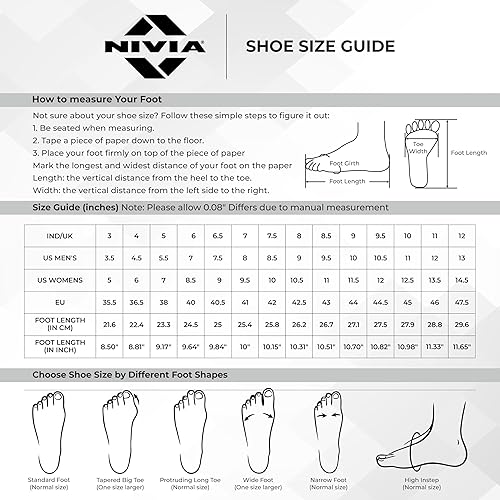 Nivia OPA Pickleball & Padel Court Shoes for Men | Non-Marking Rubber Sole | Breathable Air Mesh | Fusion Technology