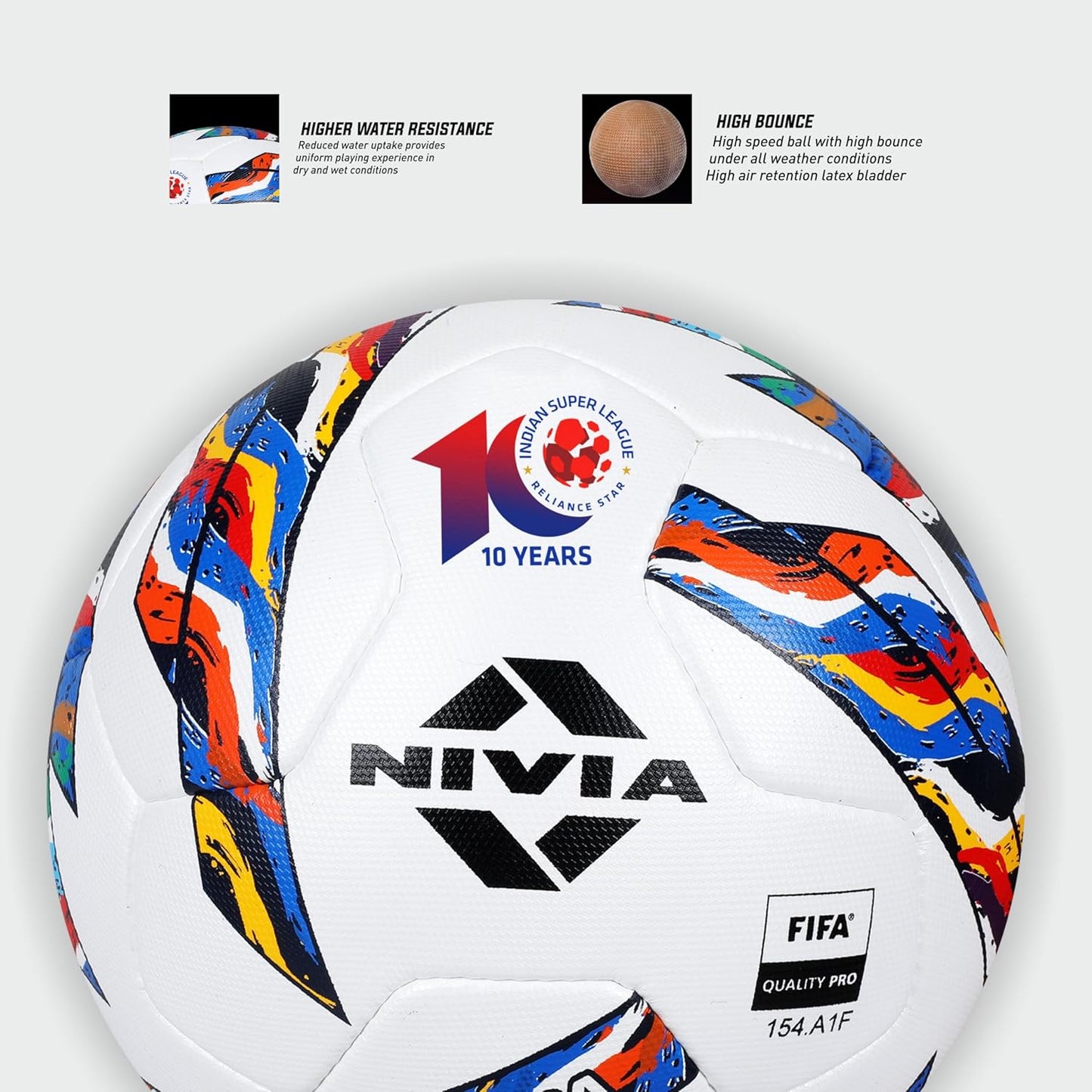 Nivia Shastra Football - Official ISL Match Ball | FIFA Quality Pro Football Size 5