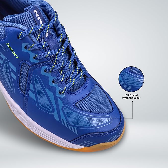 NIVIA Appeal 3.0 Badminton Shoes for Men – Lightweight, Non-Marking, Breathable Sports Footwear with Superior Grip & Cushioning for Indoor Court Play - Best Price online Prokicksports.com
