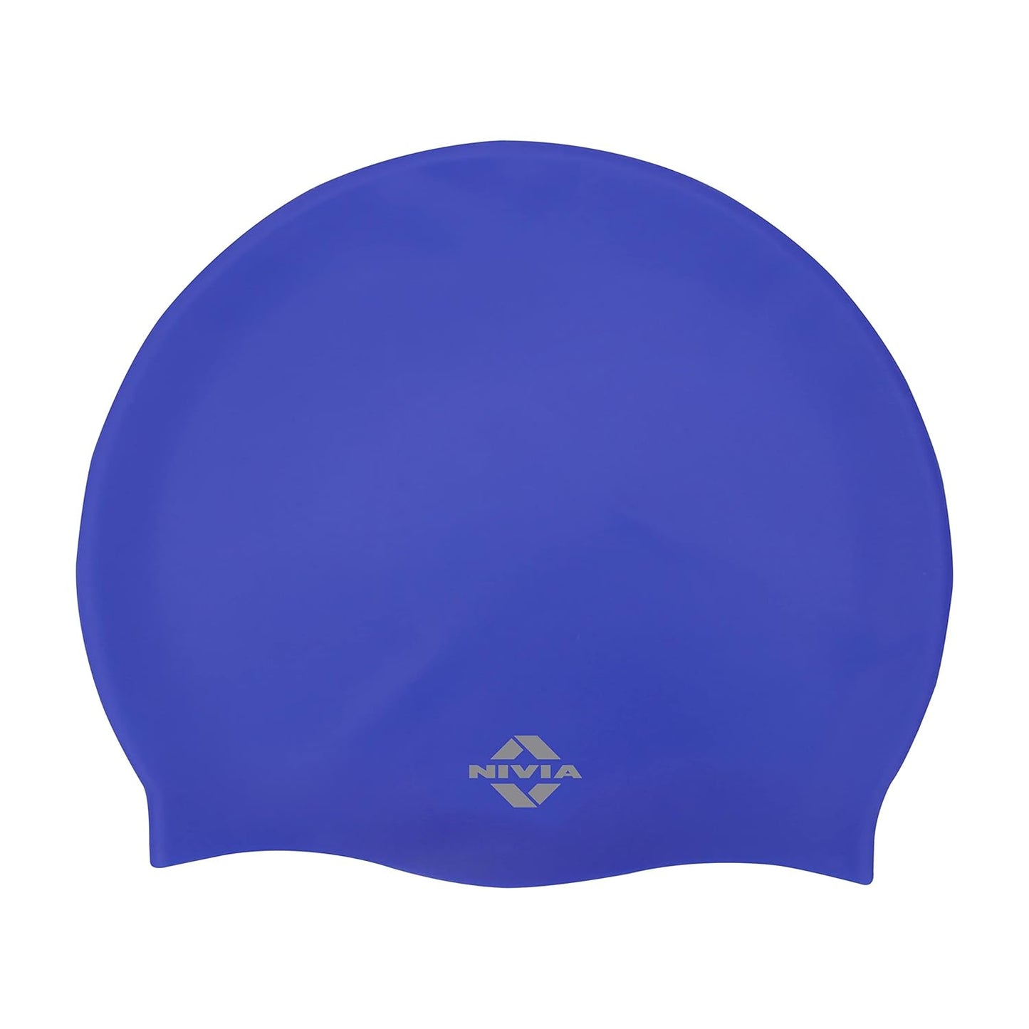 Nivia Classic Silicone Swimming Cap for Adults | Premium Stretch Silicone Swim Cap | Waterproof Hair Protection | Comfortable Unisex Swimming Cap for Men & Women | Black