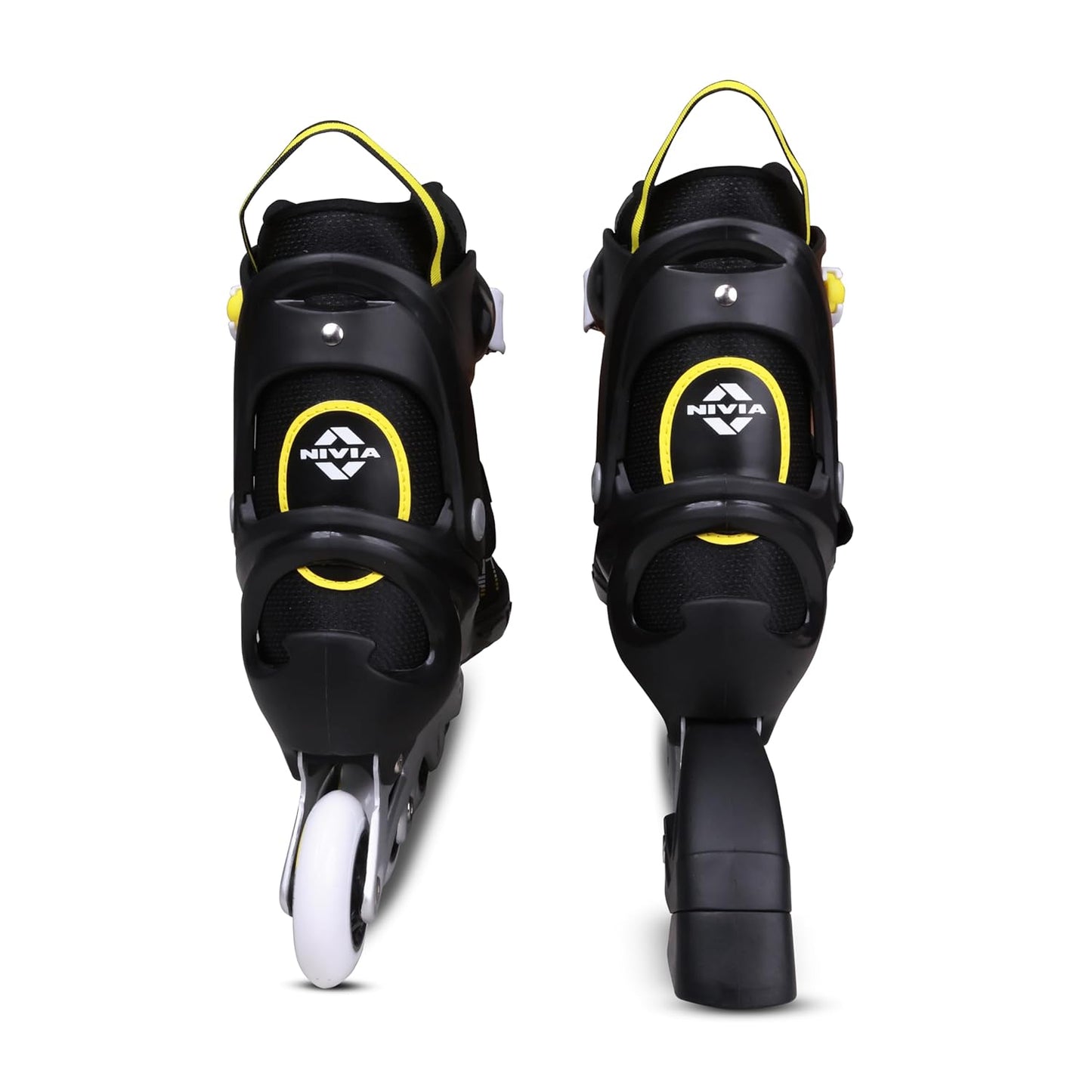 Nivia Classic Inline Skates for Kids - Adjustable Roller Skates with 72mm Wheels
