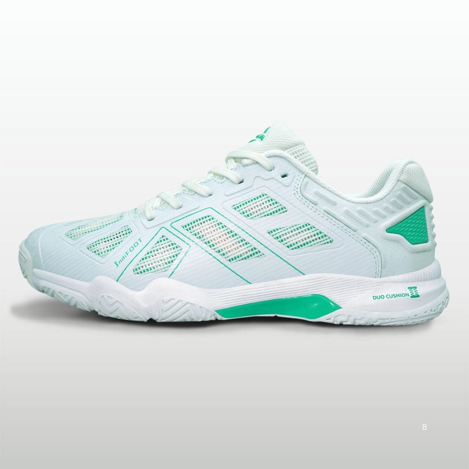 Nivia Verdict 2.0 Badminton Shoes | Advanced Cushioning, Fusion Mesh+TPU Upper, Non-marking Outsole, Precision Fit | Lightweight, High-Traction for Indoor Court - Best Price online Prokicksports.com