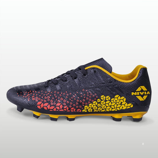 NIVIA Ignite Football Shoes – PU Synthetic Leather with High-Shear TPU Sole for Speed & Agility - Best Price online Prokicksports.com
