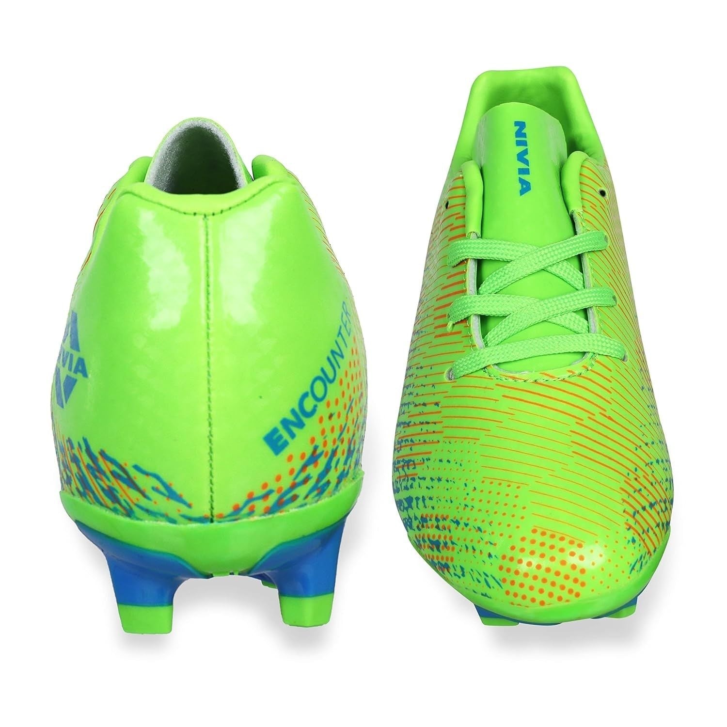 NIVIA Encounter 9.0 Kids Football Shoes – Synthetic Upper, Rubber Stud Sole, EVA Insole | Lightweight Comfort, Grip & Stability for Young Players - Best Price online Prokicksports.com