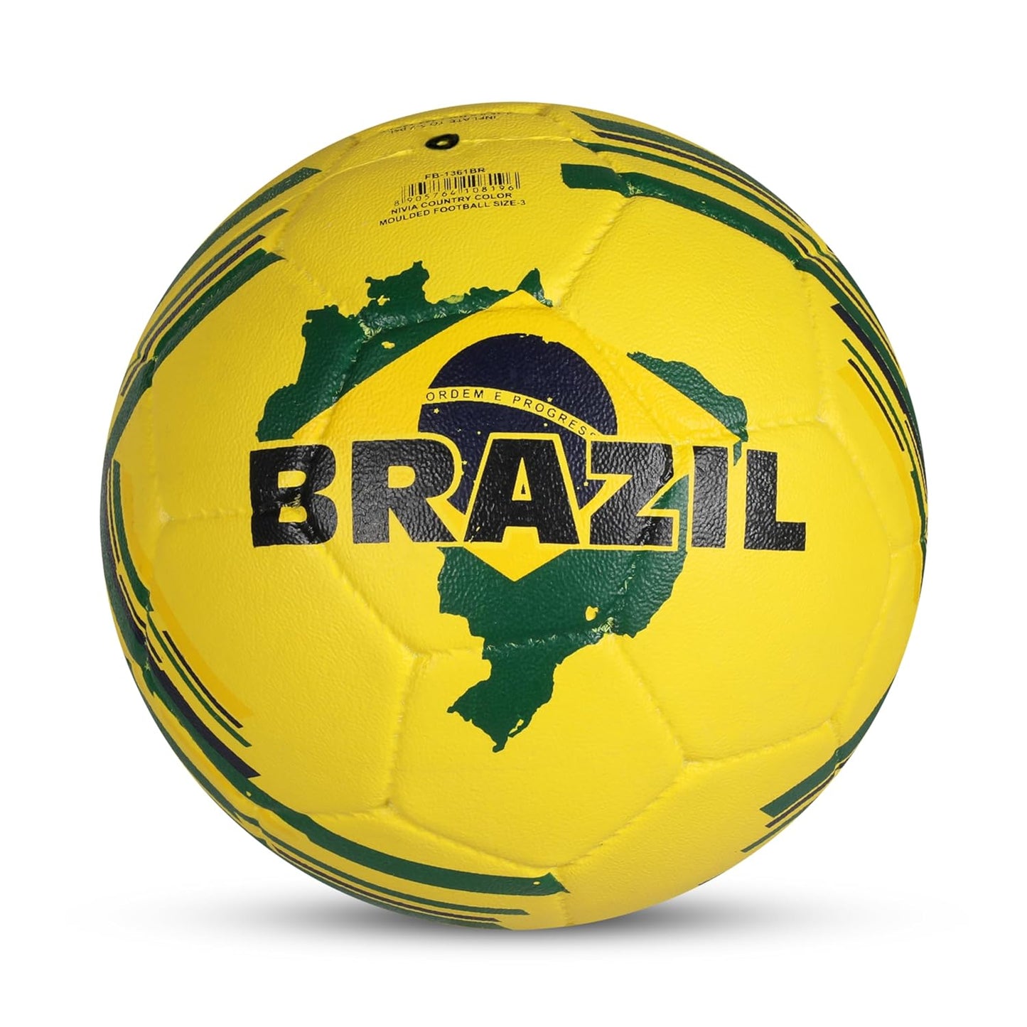 Nivia Country Color Football Size 5 - Rubber Training Football for Hard Ground Play
