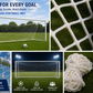 Nivia Football Goal Net (5605) White | Standard 24 x 8 ft Woven Silk Football Net | Weather Resistant