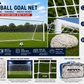 Nivia Football Goal Net | Strong Woven Silk | 12 cm Square Mesh | Weather Resistant Football Net