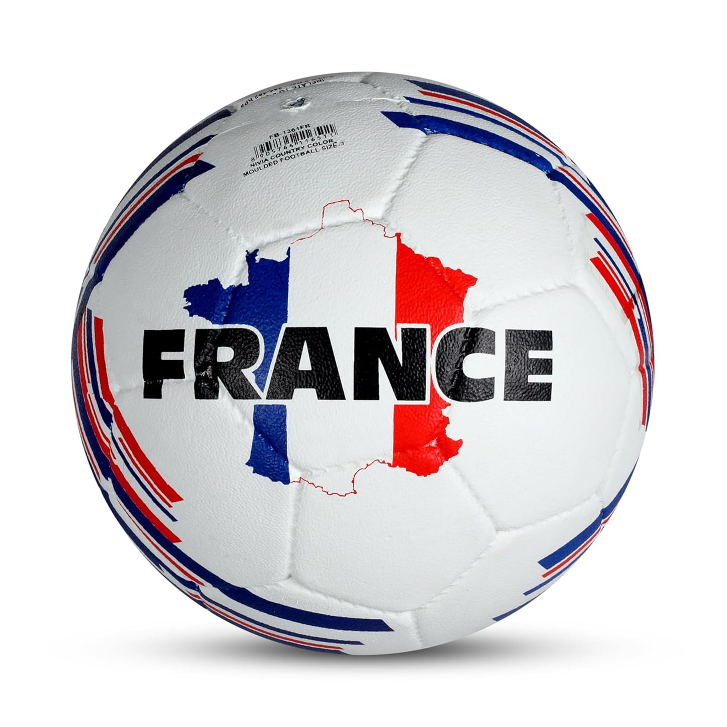 Nivia Country Color Football Size 5 - Rubber Training Football for Hard Ground Play