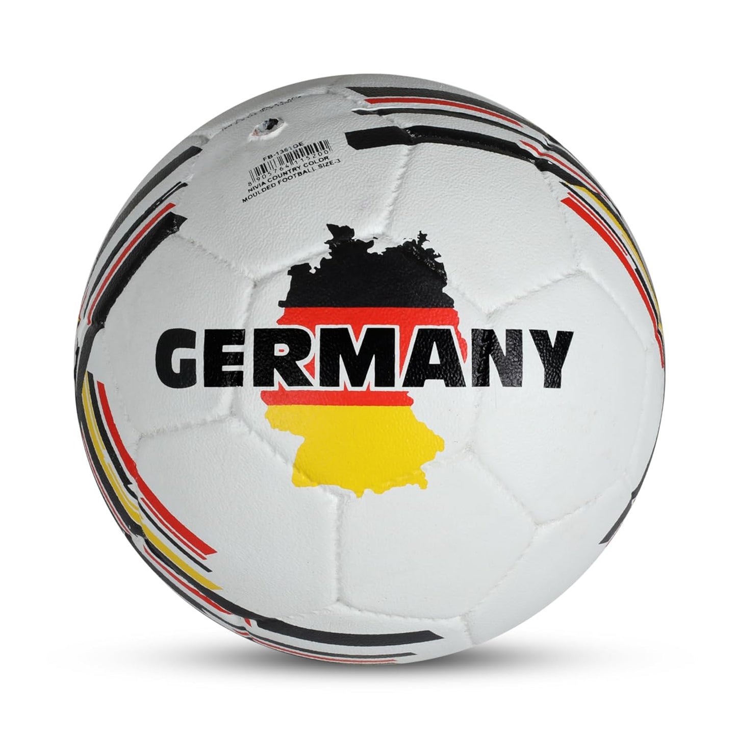 Nivia Country Color Football Size 5 - Rubber Training Football for Hard Ground Play