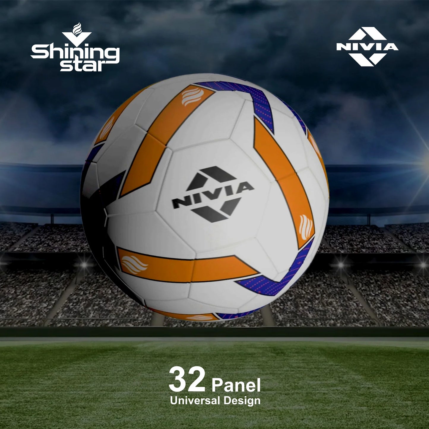 Shining Star Hand-Stitched Match Football