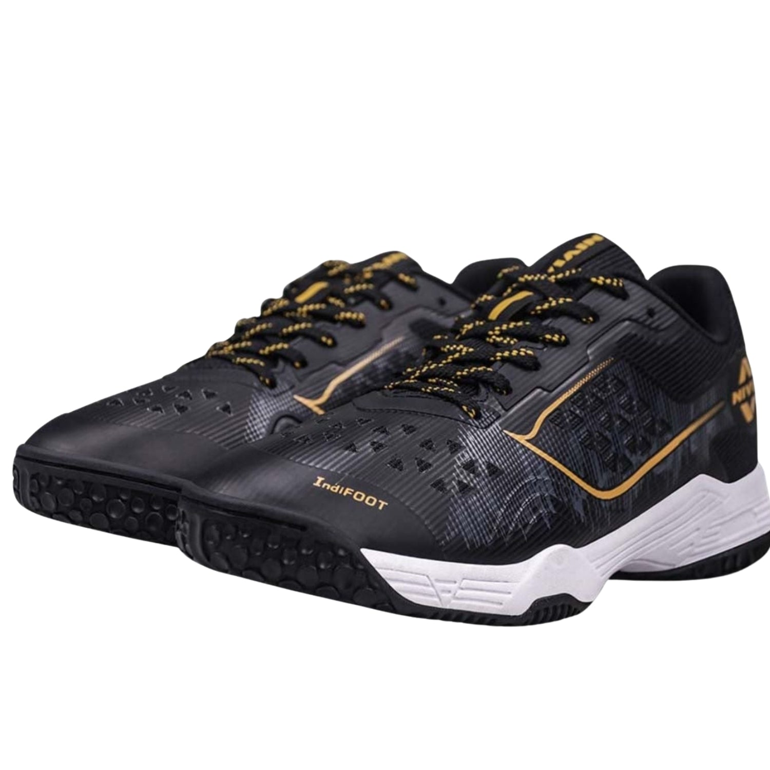NIVIA Hy Court 3.0 Badminton Shoes – Mesh/TPU Upper, Duofoam Cushion, Non-marking Herringbone Sole | Lightweight Comfort, Secure Fit, For Indoor Court Sports - Best Price online Prokicksports.com