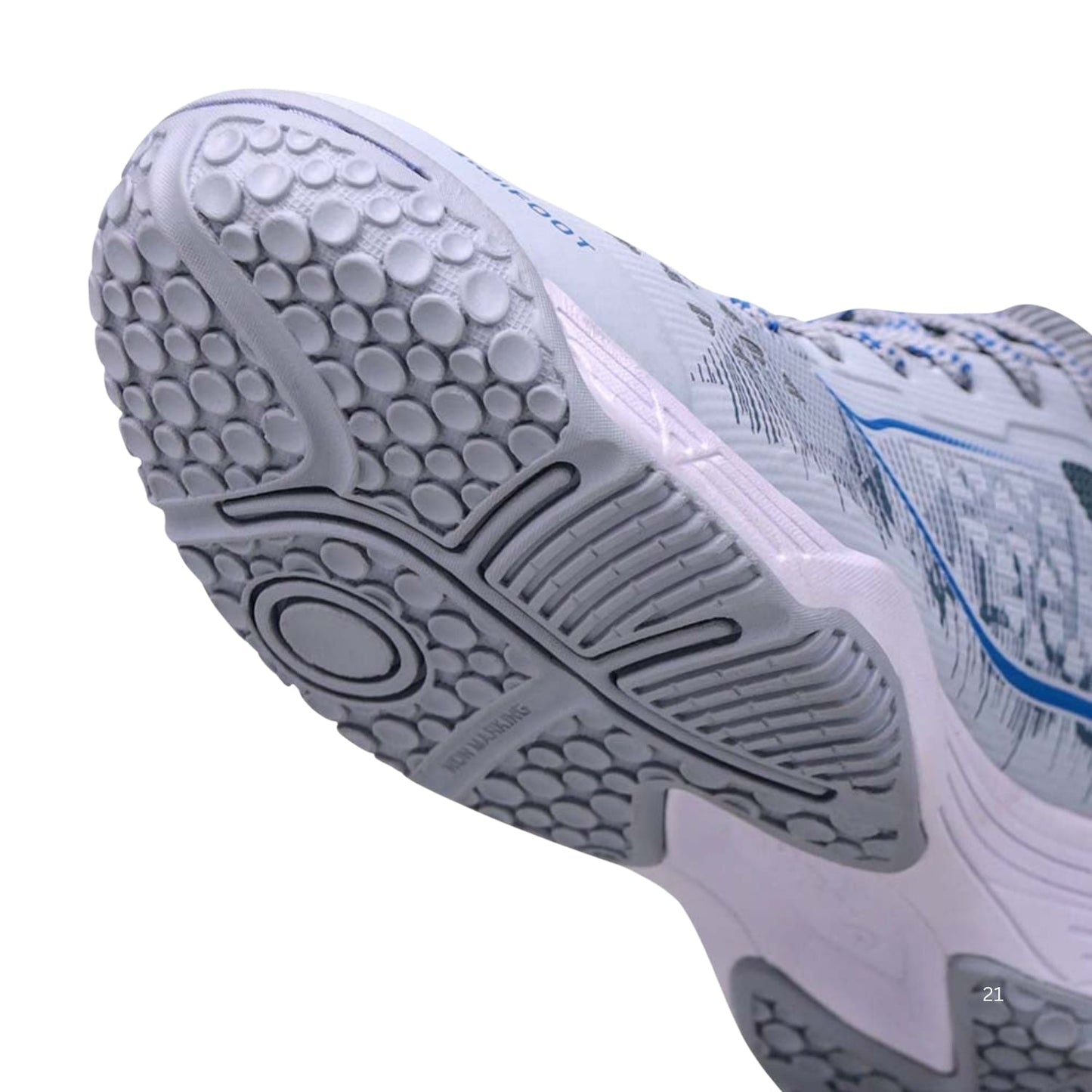NIVIA Hy Court 3.0 Badminton Shoes – Mesh/TPU Upper, Duofoam Cushion, Non-marking Herringbone Sole | Lightweight Comfort, Secure Fit, For Indoor Court Sports - Best Price online Prokicksports.com