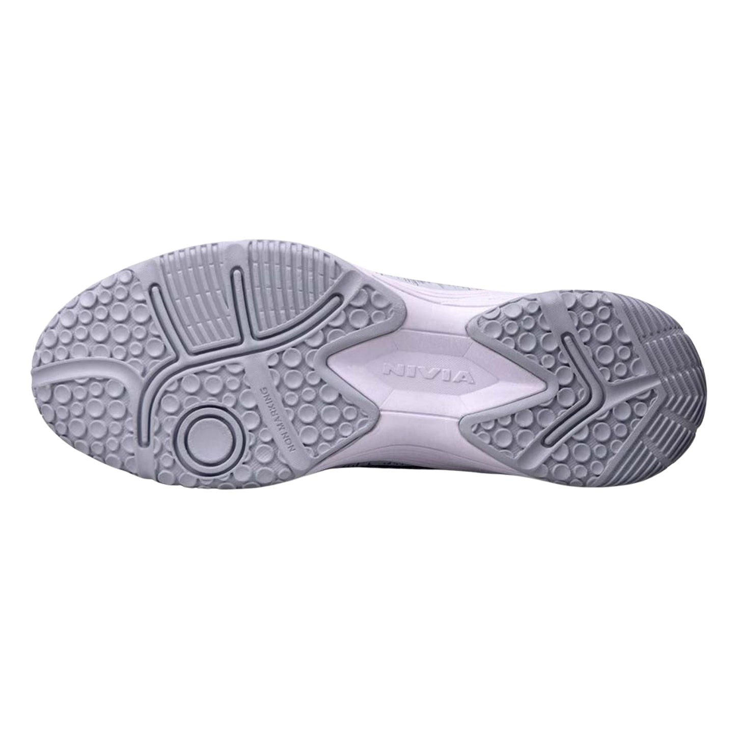 NIVIA Hy Court 3.0 Badminton Shoes – Mesh/TPU Upper, Duofoam Cushion, Non-marking Herringbone Sole | Lightweight Comfort, Secure Fit, For Indoor Court Sports - Best Price online Prokicksports.com