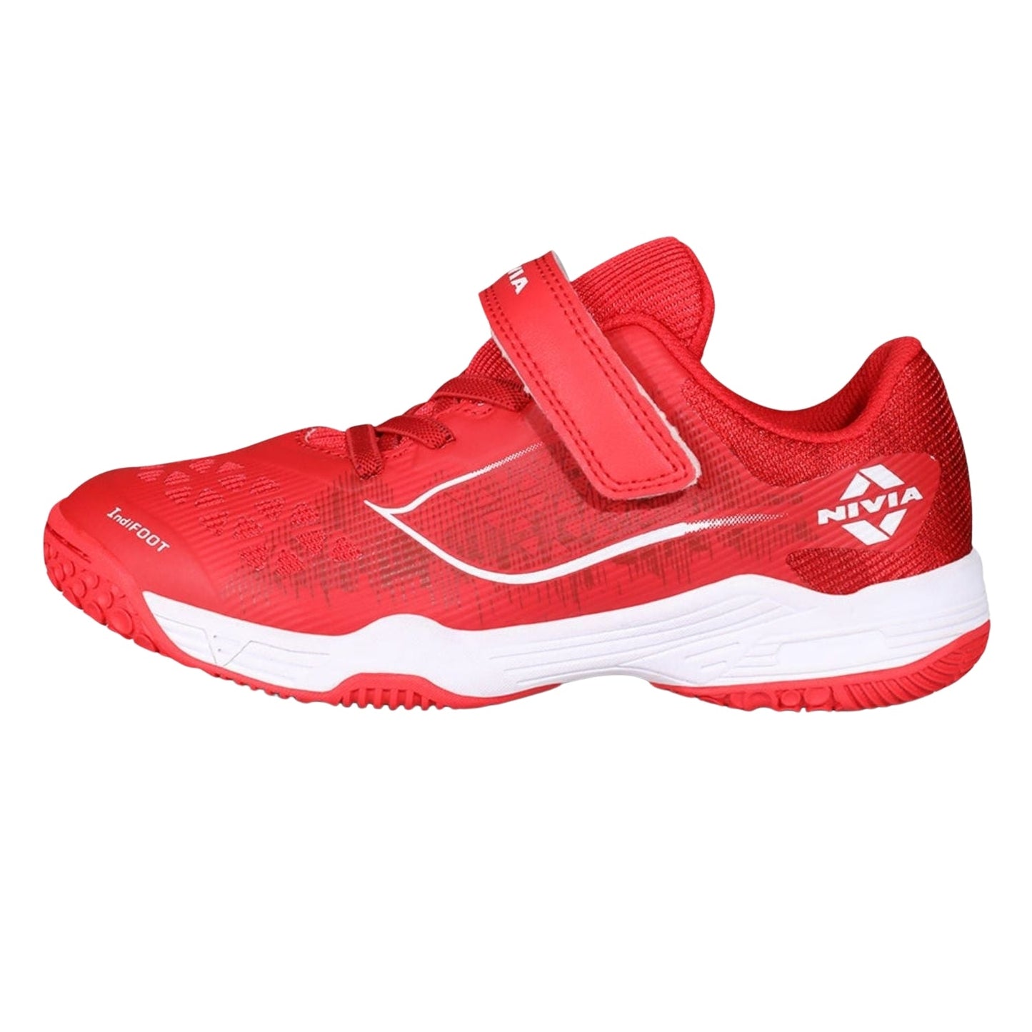 NIVIA Hy Court 3.0 Kid's Badminton Shoes – Mesh & TPU Upper, Duofoam Cushion, Non-Marking Rubber Sole | Lightweight Comfort | For Indoor Badminton & Fast-Paced Court Sports - Best Price online Prokicksports.com