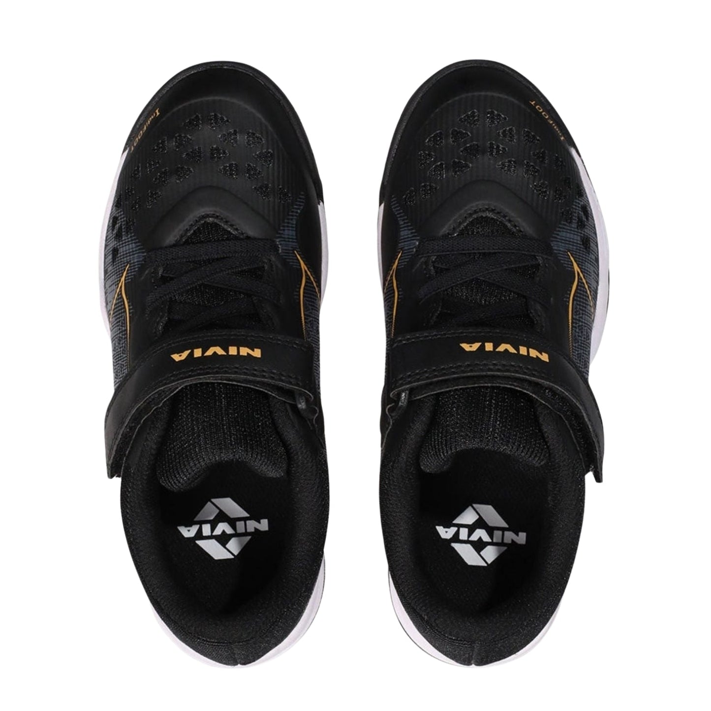 NIVIA Hy Court 3.0 Kid's Badminton Shoes – Mesh & TPU Upper, Duofoam Cushion, Non-Marking Rubber Sole | Lightweight Comfort | For Indoor Badminton & Fast-Paced Court Sports - Best Price online Prokicksports.com