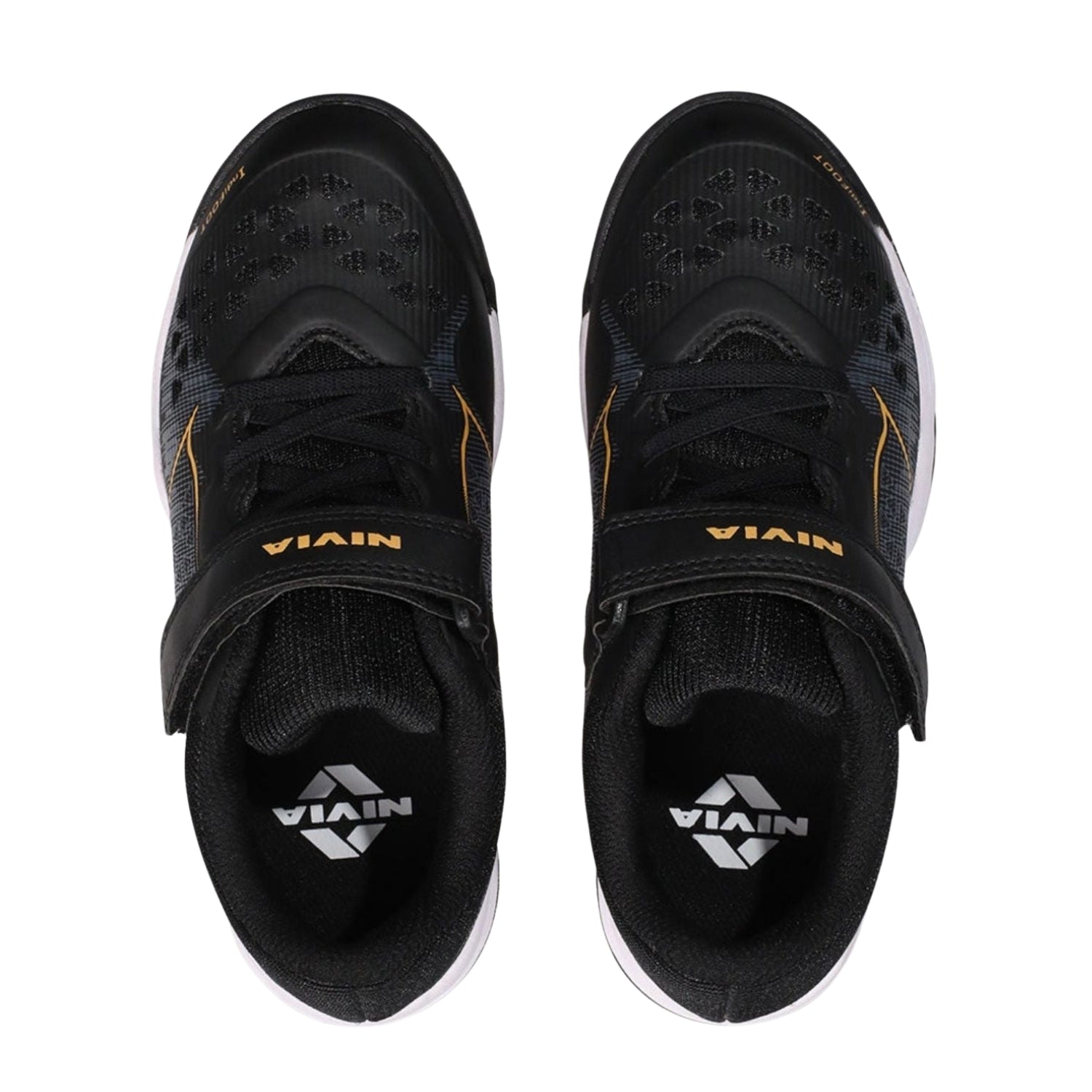 NIVIA Hy Court 3.0 Kid's Badminton Shoes – Mesh & TPU Upper, Duofoam Cushion, Non-Marking Rubber Sole | Lightweight Comfort | For Indoor Badminton & Fast-Paced Court Sports - Best Price online Prokicksports.com