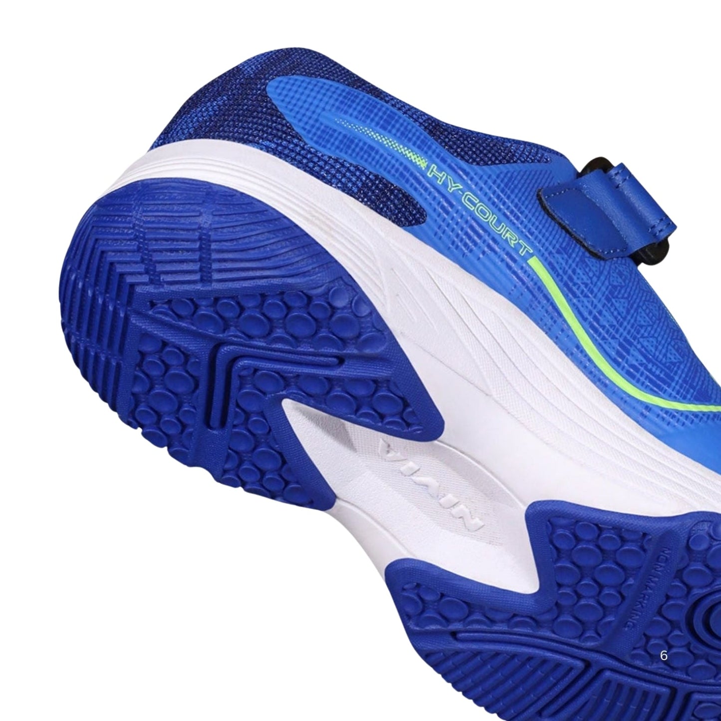 NIVIA Hy Court 3.0 Kid's Badminton Shoes – Mesh & TPU Upper, Duofoam Cushion, Non-Marking Rubber Sole | Lightweight Comfort | For Indoor Badminton & Fast-Paced Court Sports - Best Price online Prokicksports.com