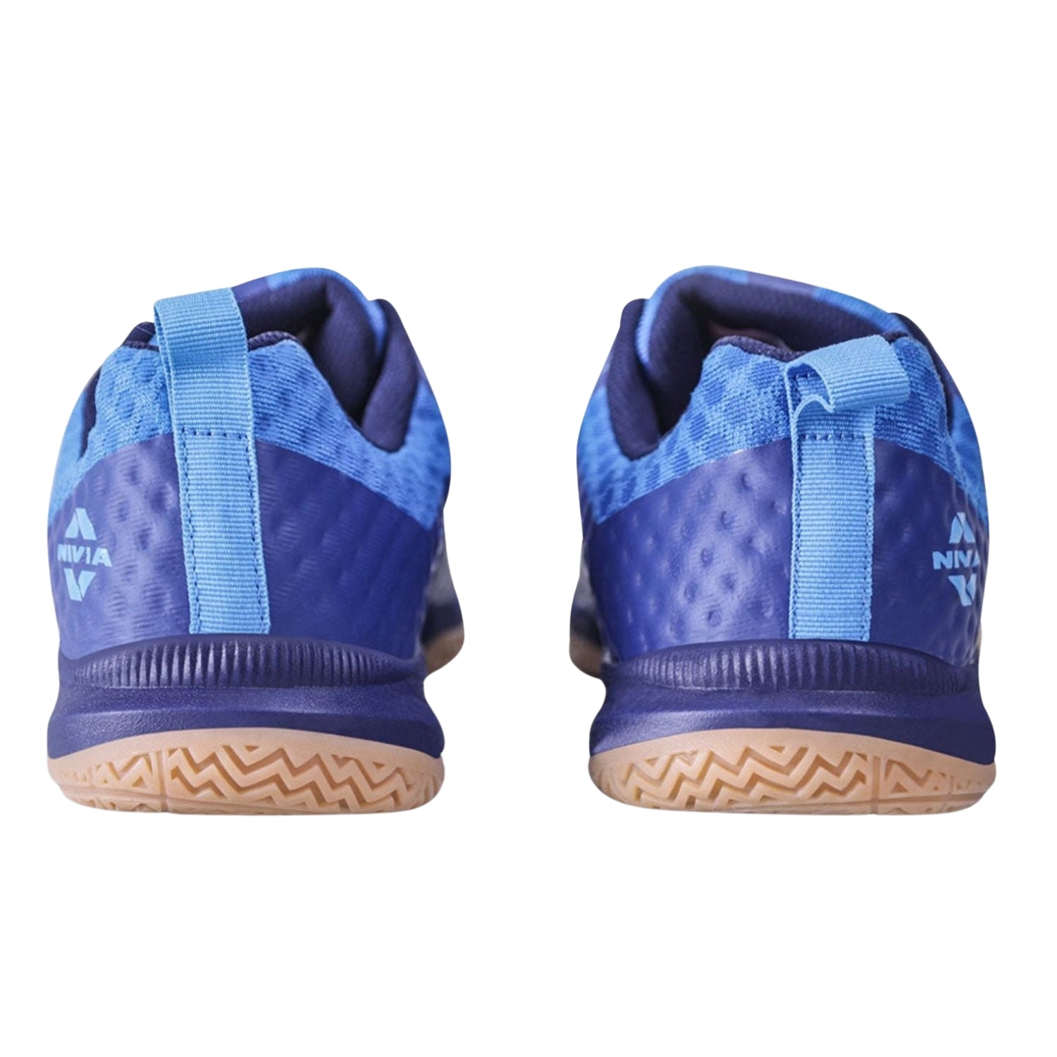 Nivia Power Strike 3.0 Badminton Shoes – Duofoam Cushioning, Fusion Technology, Asymmetrical Upper, Non-Marking Rubber Outsole | Lightweight | For Badminton, Volleyball, Squash,Fit For All Indoor Games - Best Price online Prokicksports.com