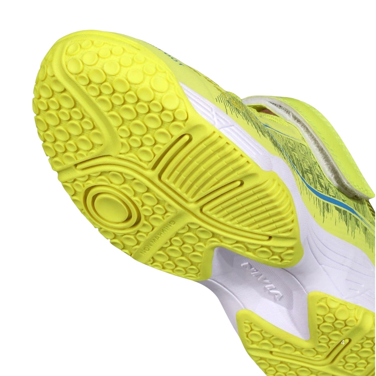 NIVIA Hy Court 3.0 Kid's Badminton Shoes – Mesh & TPU Upper, Duofoam Cushion, Non-Marking Rubber Sole | Lightweight Comfort | For Indoor Badminton & Fast-Paced Court Sports - Best Price online Prokicksports.com