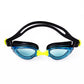 Nivia Eliminator 2.0 Swimming Goggles for Adults | Anti-Fog UV Protection Polycarbonate Lens | Adjustable PU Nose Bridge | Soft Silicone Strap | Professional Training Swim Goggles for Men & Women