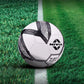 Nivia Black & White Football Size 4 - 32 Panel Training Ball | Rubberized Stitched Football