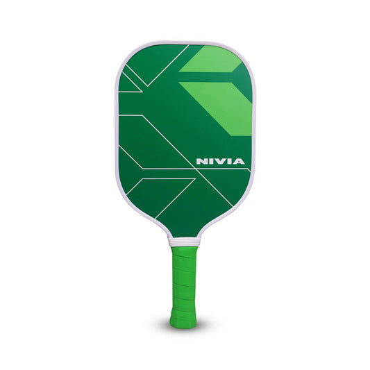 Nivia K-500 Pickleball Paddle - Fibreglass Surface with Cushion Grip & Paddle Cover