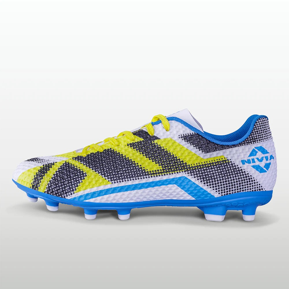 Nivia Dagger Football Shoes for Men - TPU Stud Sole | Firm Ground Football Boots