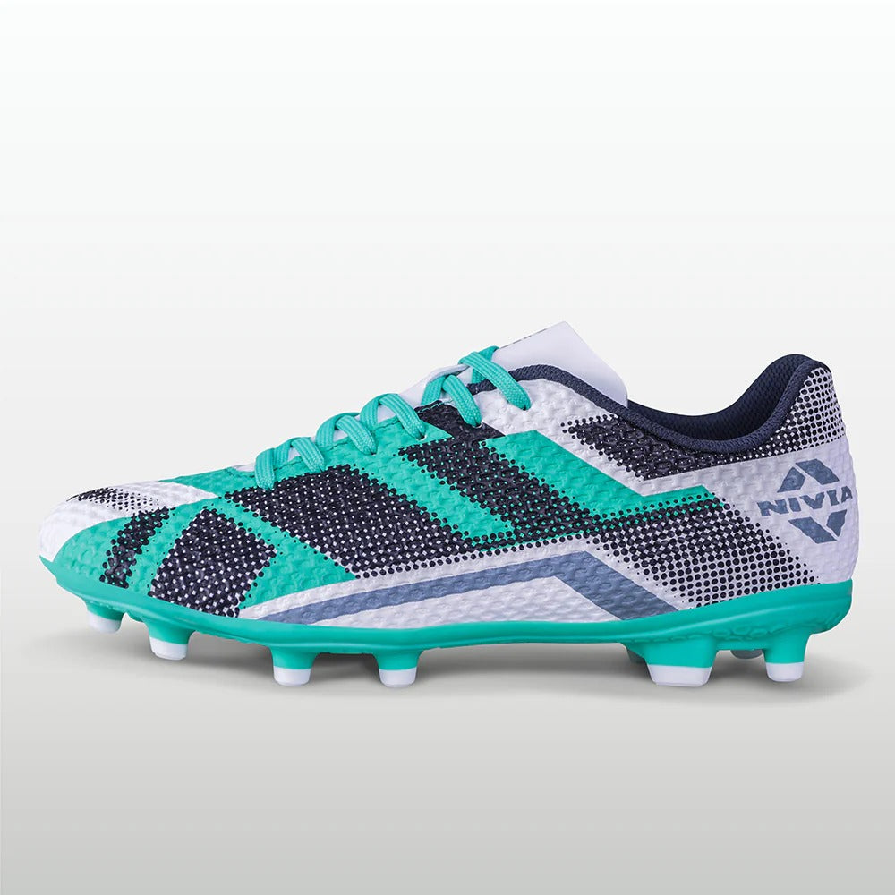 Nivia Dagger Football Shoes for Men - TPU Stud Sole | Firm Ground Football Boots